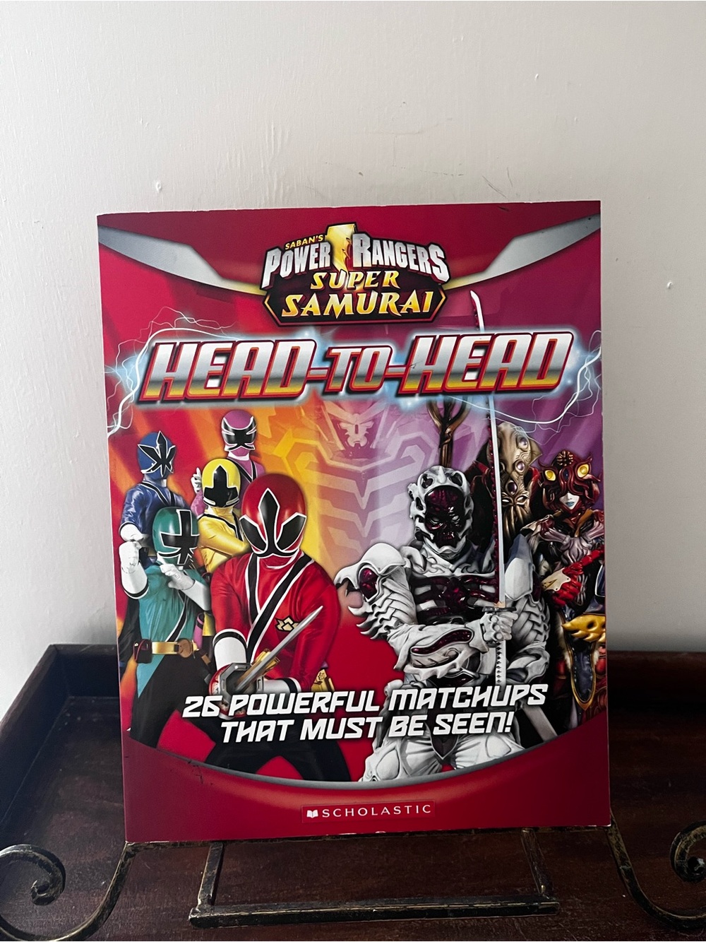2013 Power Rangers Super Samurai Head-to-Head Book – Red Cover
